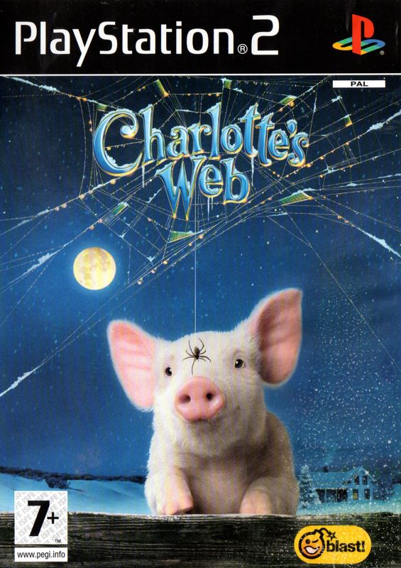 Charlotte's Web box art for Playstation 2